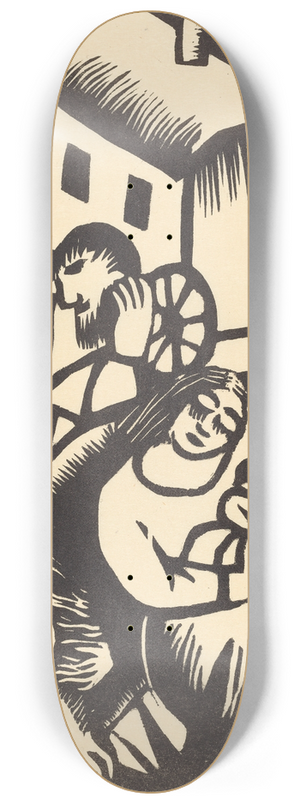 Maria Uhden - Ruhende Zigeuner 8.25 inch art skate deck