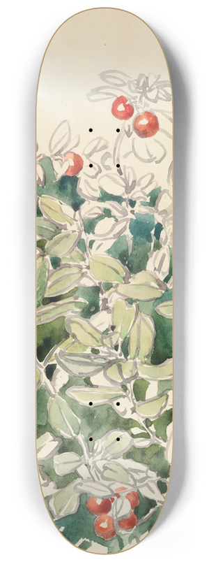 Maria Yakunchikova - Cowberries 8.25 inch art skate deck