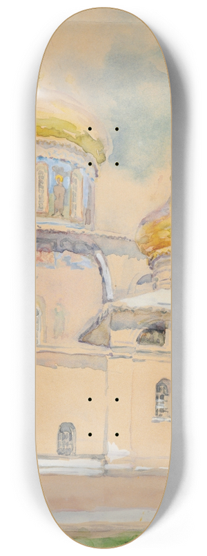 Maria Yakunchikova - The Nativity Cathedral of the Savvino-Storozhevsky Monastery near Zvenigorod 8.25 inch art skate deck