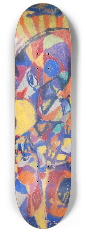 Adolf Hlzel - Komposition 8.25 inch art skate deck