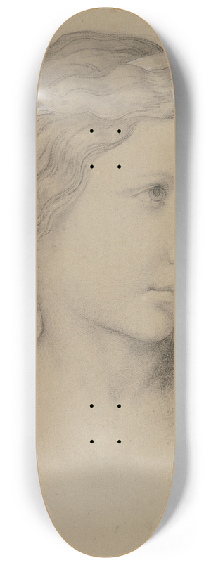 Marie Ellenrieder - Bildnis eines Mdchens nach rechts 8.25 inch art skate deck