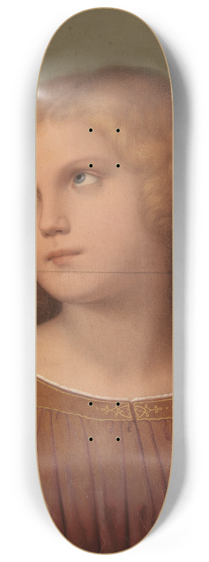 Marie Ellenrieder - Head of a child 8.25 inch art skate deck