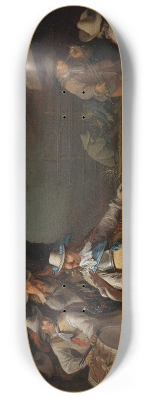 Anthonie Palamedesz. - A Guardroom Interior 8.25 inch art skate deck