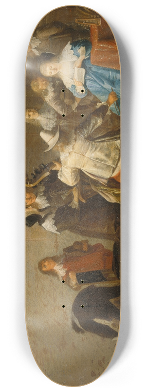 Anthonie Palamedesz. - Company of Music-Makers 8.25 inch art skate deck