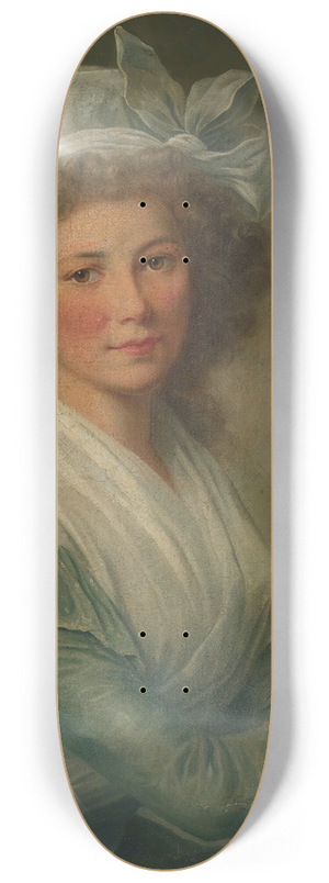 Marie Victoire Lemoine - Portrait of a young lady 8.25 inch art skate deck