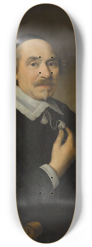 Anthonie Palamedesz. - Portrait of a Man, probably Pieter Anthonisz van Bronckhorst (1588-1661) 8.25 inch art skate deck Anthonie Palamedesz. - Portrait of a Man, probably Pieter Anthonisz van Bronckhorst (1588-1661) 8.25 inch art skate deck