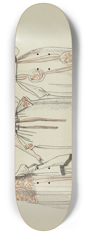 Mario Simon - Doeuillet ; Worth 8.25 inch art skate deck Mario Simon - Doeuillet ; Worth 8.25 inch art skate deck