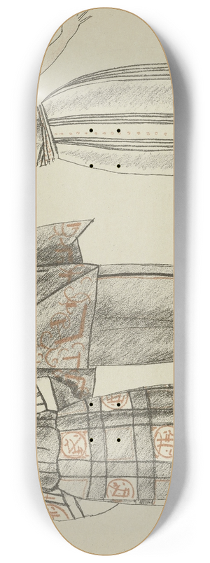 Mario Simon - Jeanne Lanvin ; Beer 8.25 inch art skate deck Mario Simon - Jeanne Lanvin ; Beer 8.25 inch art skate deck