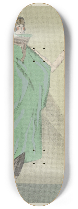 Mario Simon - Les deux soeurs ; Manteau et robe pour le soir, de Beer 8.25 inch art skate deck Mario Simon - Les deux soeurs ; Manteau et robe pour le soir, de Beer 8.25 inch art skate deck