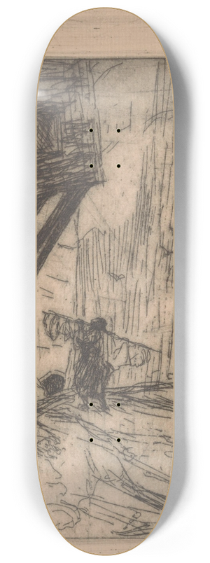Marius Bauer - Ottomaanse vleesverkoper 8.25 inch art skate deck