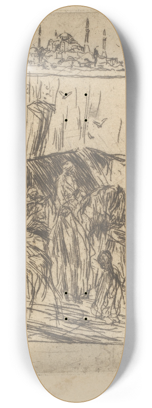 Marius Bauer - Twee voorstellingen uit Adrianopel 8.25 inch art skate deck