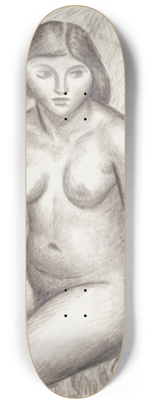 Mark Gertler - Female nude 8.25 inch art skate deck