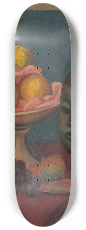 Mark Gertler - Still life with Benin Head 8.25 inch art skate deck