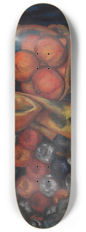Mark Gertler - Still life with pomegranates and fruit 8.25 inch art skate deck