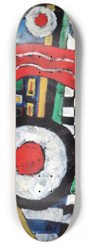 Marsden Hartley - Painting No. 46 8.25 inch art skate deck