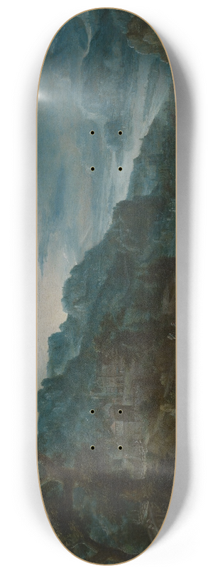 Marten Van Valckenborch - The Reconciliation of Jacob andEsau 8.25 inch art skate deck