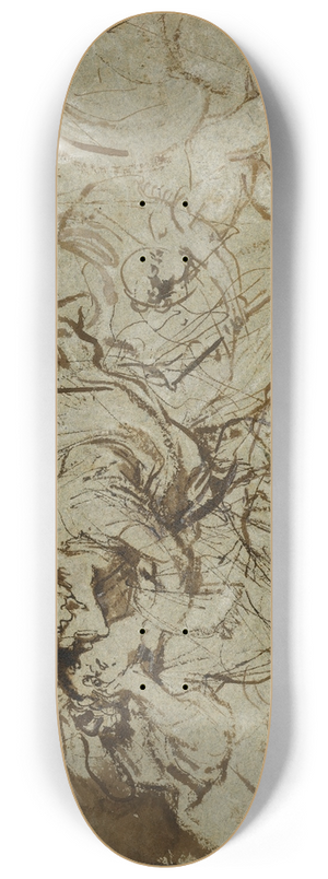 Anthony van Dyck - Diana and Endymion 8.25 inch art skate deck