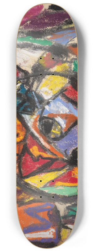 Adolf Hlzel - Ohne Titel 8.25 inch art skate deck