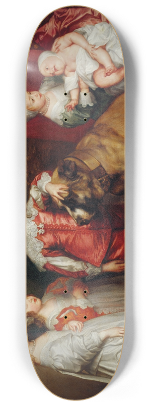 Anthony van Dyck - Five Eldest Children Of Charles I 8.25 inch art skate deck