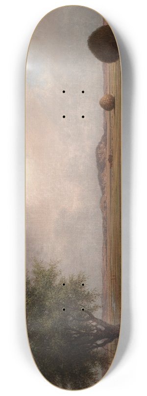 Martin Johnson Heade - Mare and Colt in aMarsh 8.25 inch art skate deck