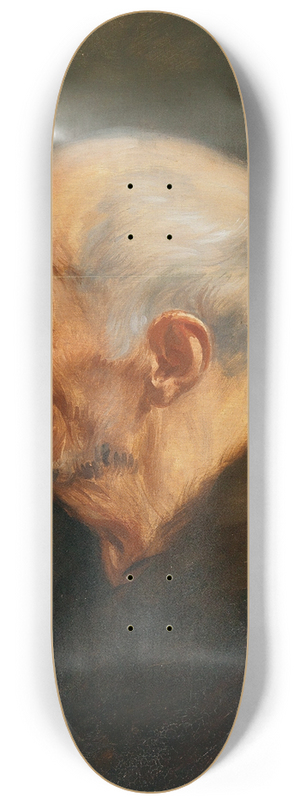 Anthony van Dyck - Head Study Of A Bearded Man 8.25 inch art skate deck