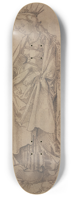 Martin Kaldenbach - Saint Catherine 8.25 inch art skate deck Martin Kaldenbach - Saint Catherine 8.25 inch art skate deck