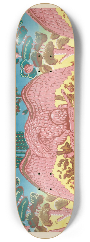 Martin Partyka - Bandbox Design (Eagle and Rabbit) 8.25 inch art skate deck Martin Partyka - Bandbox Design (Eagle and Rabbit) 8.25 inch art skate deck