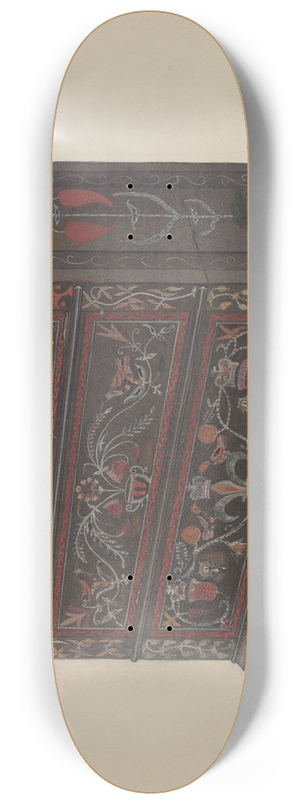 Martin Partyka - Guilford Painted Chest 8.25 inch art skate deck