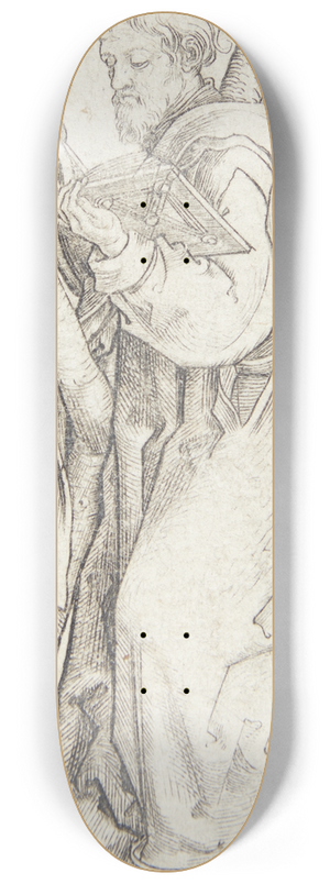Martin Schongauer - Apostlen Andreas 8.25 inch art skate deck