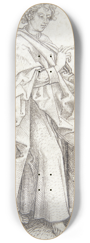 Martin Schongauer - Apostlen Johannes 8.25 inch art skate deck
