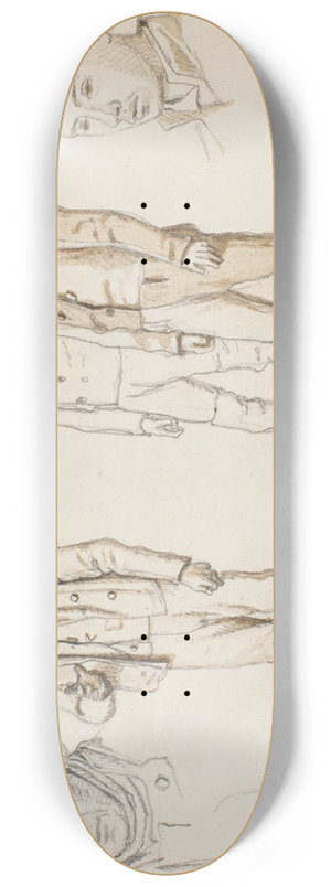 Martinus Rrbye - Fanger fra Forbedringshuset 8.25 inch art skate deck