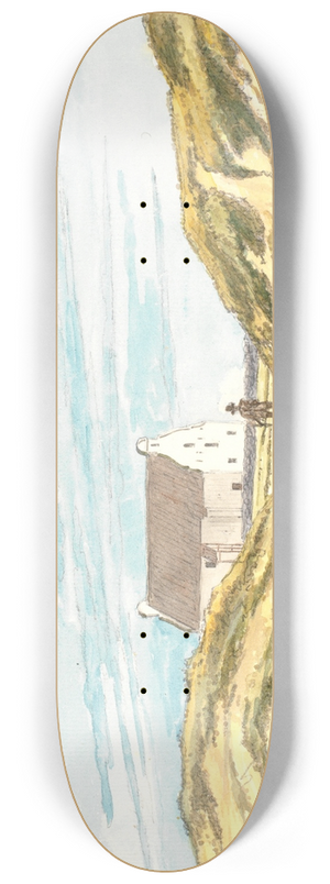 Martinus Rrbye - Frederikshavns gamle kirke 8.25 inch art skate deck