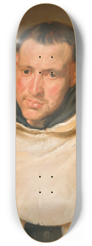 Anthony van Dyck - Portrait of a Carmelite monk 8.25 inch art skate deck