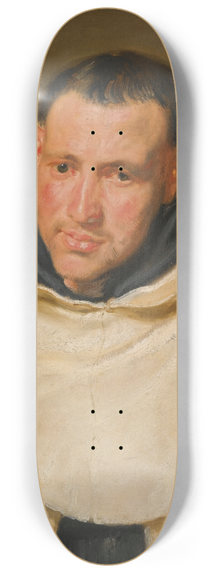 Anthony van Dyck - Portrait Of ACarmelite Monk, Head And Shoulders 8.25 inch art skate deck