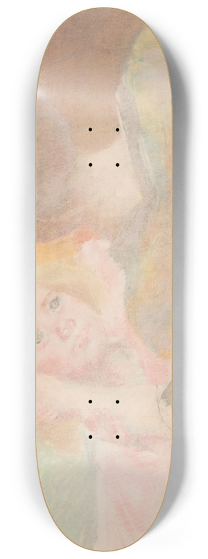 Mary Cassatt - Mother Combing Saras Hair (No. 2) 8.25 inch art skate deck