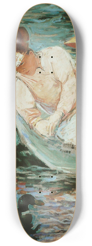 Mary Cassatt - Summertime 8.25 inch art skate deck
