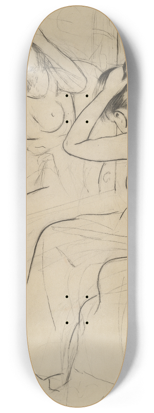 Mary Cassatt - The Coiffure 8.25 inch art skate deck