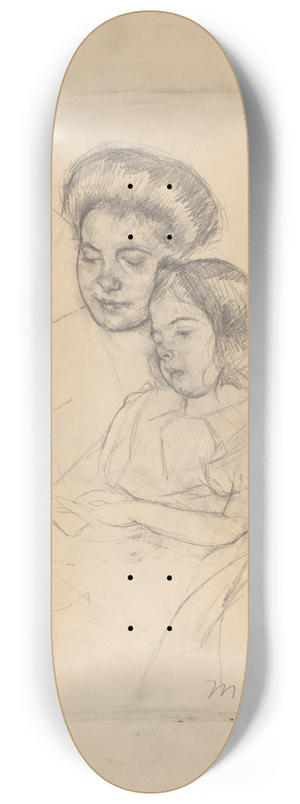 Mary Cassatt - The Picture Book (No. 1) 8.25 inch art skate deck