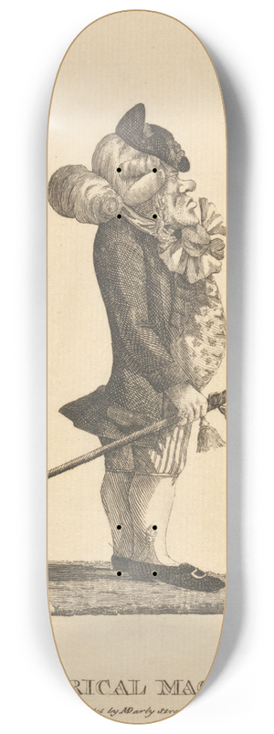 Mary Darly - The Clerical 8.25 inch art skate deck