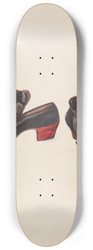 Mary E. Humes - Mans Slippers 8.25 inch art skate deck
