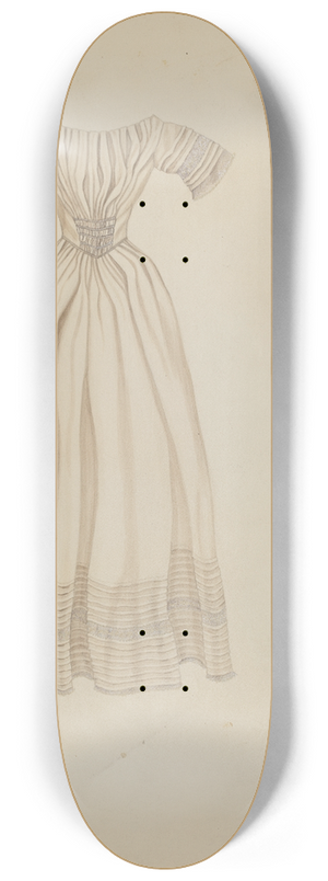 Mary E. Humes - Wedding Dress 8.25 inch art skate deck