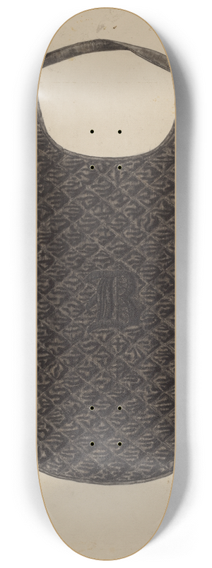 Mary Fitzgerald - Quilted Chest Protection 8.25 inch art skate deck