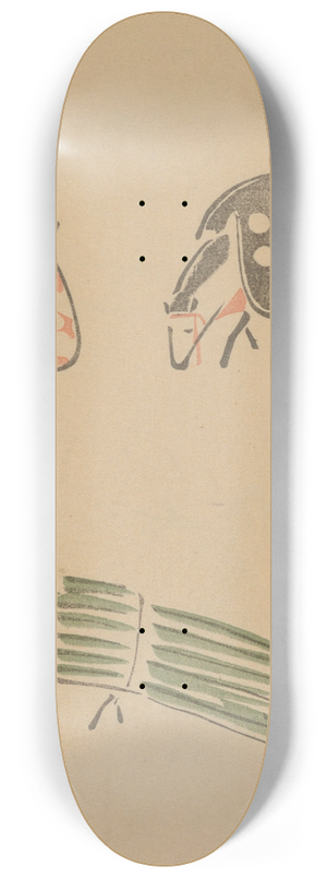 Masayoshi Kitao - Choju ryakugashiki, Pl.08 8.25 inch art skate deck