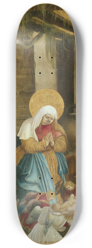 Master of Pulkau - The Nativity 8.25 inch art skate deck