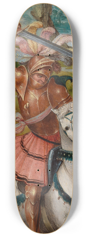 Master of the Antwerp Adoration - Saint George 8.25 inch art skate deck
