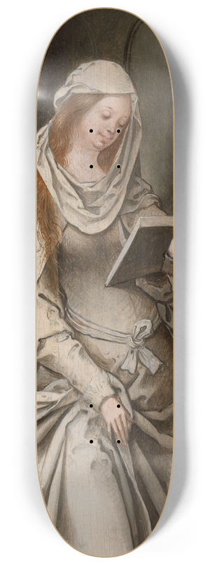 Master of the Antwerp Adoration - The Annunciation 8.25 inch art skate deck