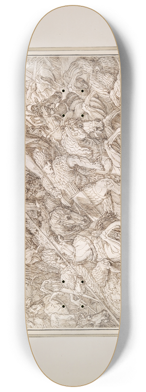 Master of the Egmont Albums - BattleScene 8.25 inch art skate deck Master of the Egmont Albums - BattleScene 8.25 inch art skate deck