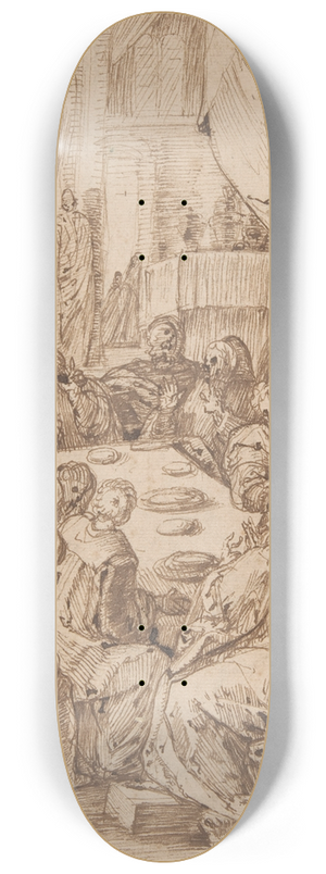 Master of the Egmont Albums - The Last Supper 8.25 inch art skate deck Master of the Egmont Albums - The Last Supper 8.25 inch art skate deck