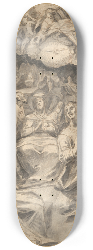 Master of the Egmont Albums - The Pentecost 8.25 inch art skate deck Master of the Egmont Albums - The Pentecost 8.25 inch art skate deck