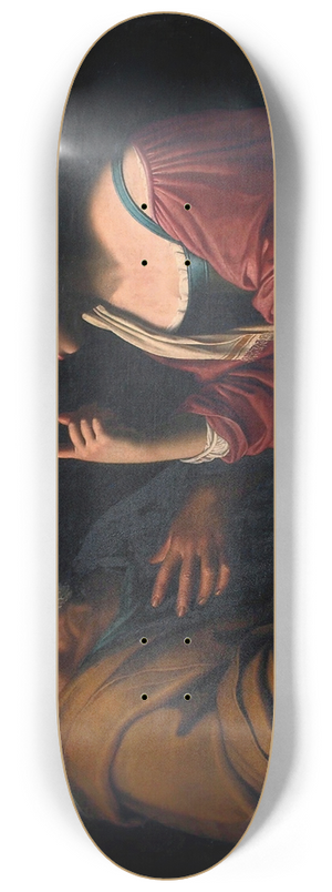 Antiveduto Gramatica - The Denial Of Saint Peter 8.25 inch art skate deck